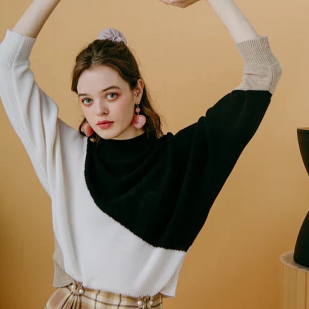 Sold—Petite Studio Colorblock Sweater